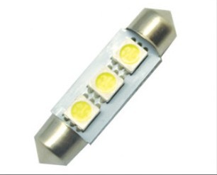 汽車LED雙尖 3SMD 36/39mm-5050 閱讀燈/車頂燈/牌照燈/內飾燈工廠,批發,進口,代購