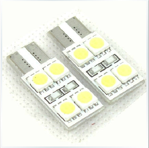 廠傢供應LED燈 T10 8SMD 5050 8燈 示寬燈 機表燈 牌照燈帶解碼工廠,批發,進口,代購