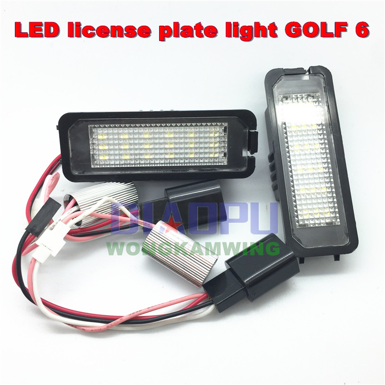 LED牌照燈 LED license plate light　大眾高爾夫GOLF 6 牌照燈工廠,批發,進口,代購