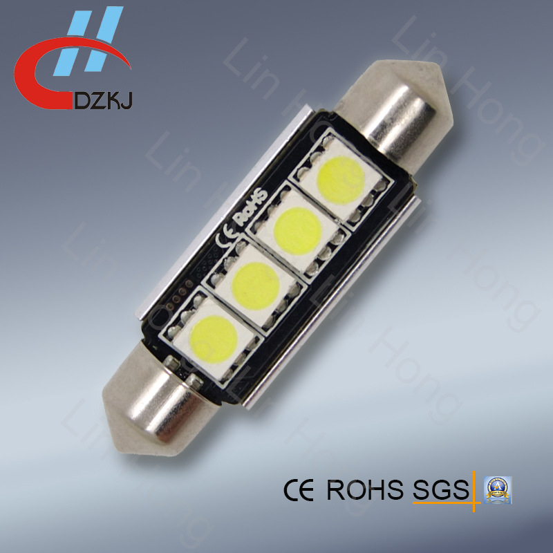 CANBUS 42MM 4SMD 5050無極解碼閱讀燈牌照燈工廠,批發,進口,代購