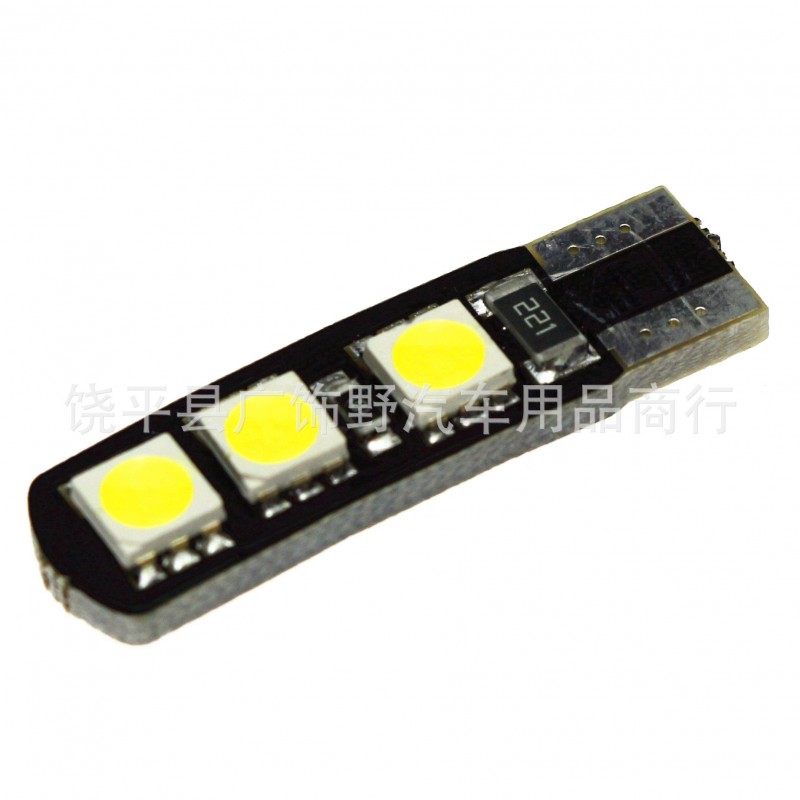 生產 汽車LED 示寬燈 5050 6SMD T10刀鋒 示寬燈 W5W 牌照燈工廠,批發,進口,代購