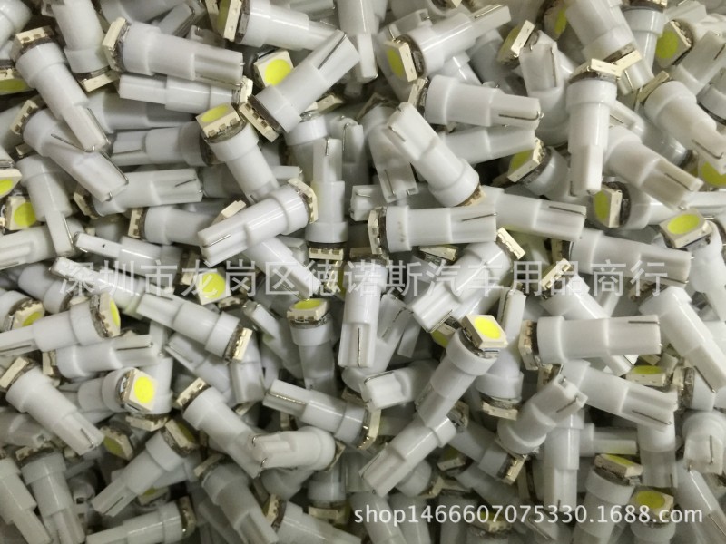 T5-5050-1SMD LED汽車機表燈 指示燈 牌照燈 排擋頭燈 後視鏡燈工廠,批發,進口,代購