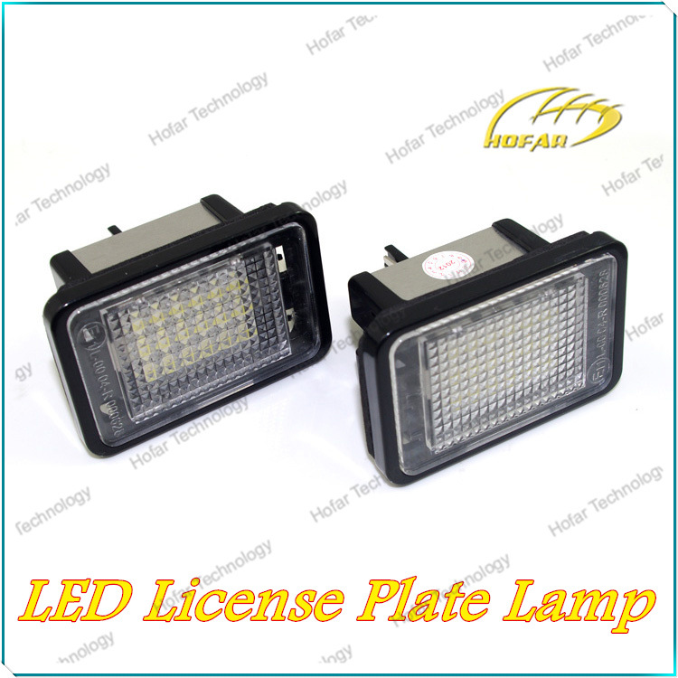 H02035 奔馳GLK X204汽車牌照燈總成BENZ LED License plate lamp工廠,批發,進口,代購