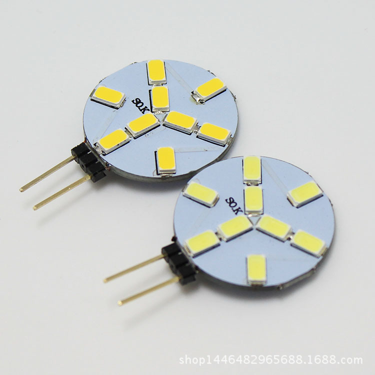 廠傢直銷 傢用G4-5630 5730-9smd 9燈 無極性傢用臺燈 裝飾燈高亮工廠,批發,進口,代購