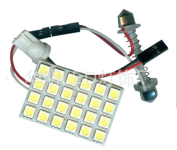 華明供應24smd（5050）板燈，LED汽車頂燈，閱讀燈，室內燈。工廠,批發,進口,代購