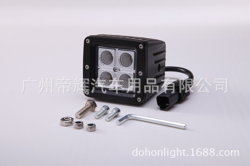 16w Cree led 方形工作燈 led 工作燈 汽車車頂燈 射燈前杠燈工廠,批發,進口,代購