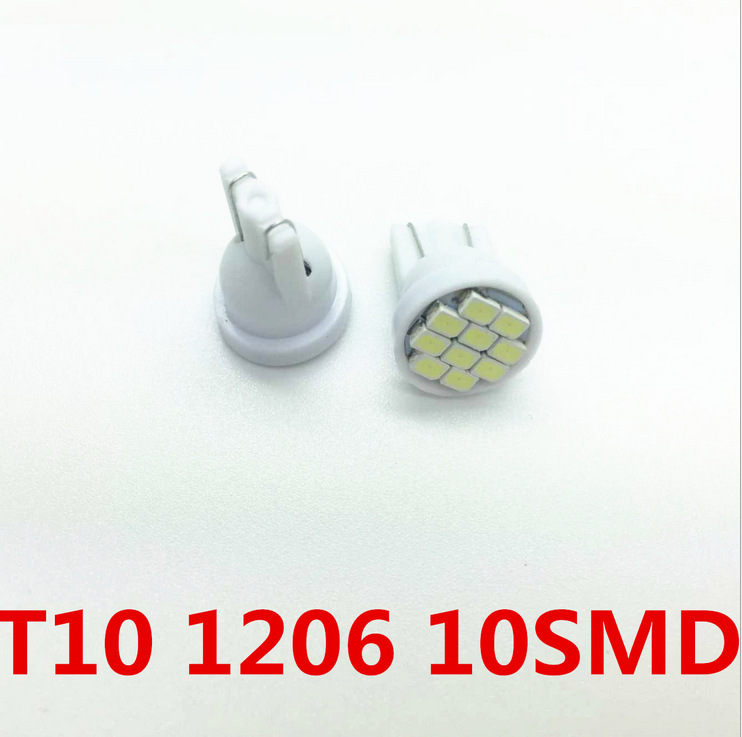 T10-10SMD 1206 汽車LED示寬燈/行車燈/閱讀燈工廠,批發,進口,代購