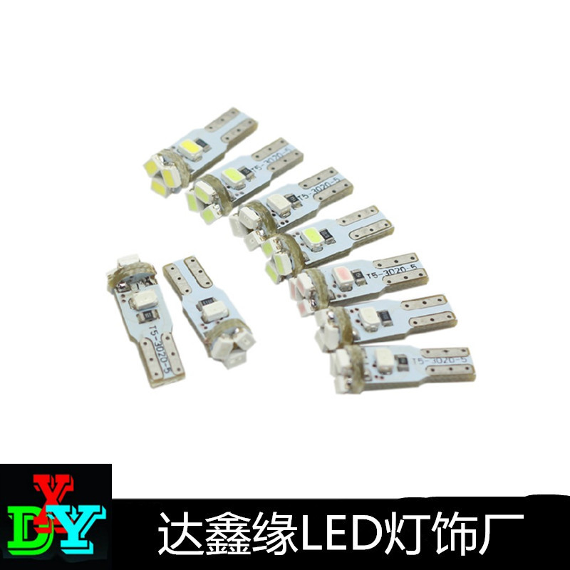 批發LED 機表燈 T5-3020-5SMD 散光+高亮 機表改裝led燈工廠,批發,進口,代購