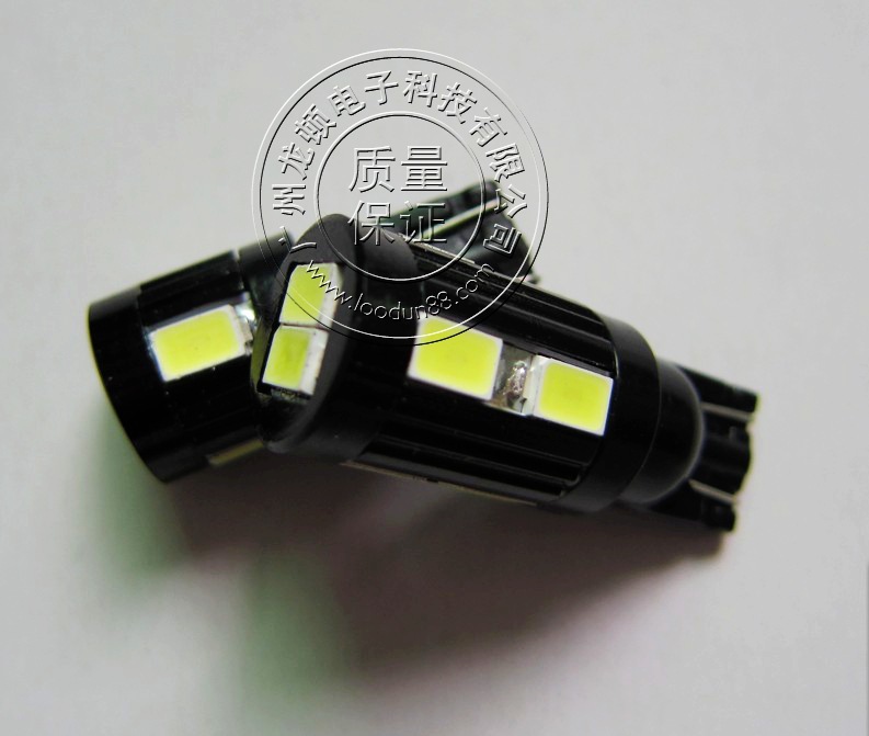 廠傢直銷 新款超亮 T10-10SMD-5630芯片 帶散熱鋁件 示寬閱讀燈工廠,批發,進口,代購