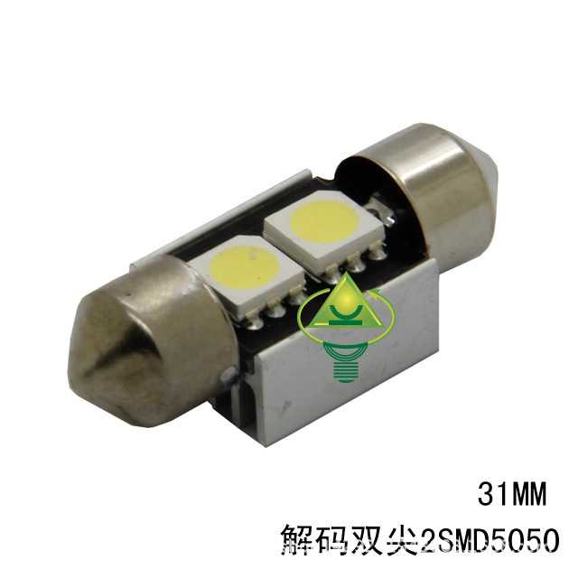 解碼 SV8.5 雙尖 2SMD 5050 31MM LED 閱讀燈 牌照燈 門邊燈工廠,批發,進口,代購