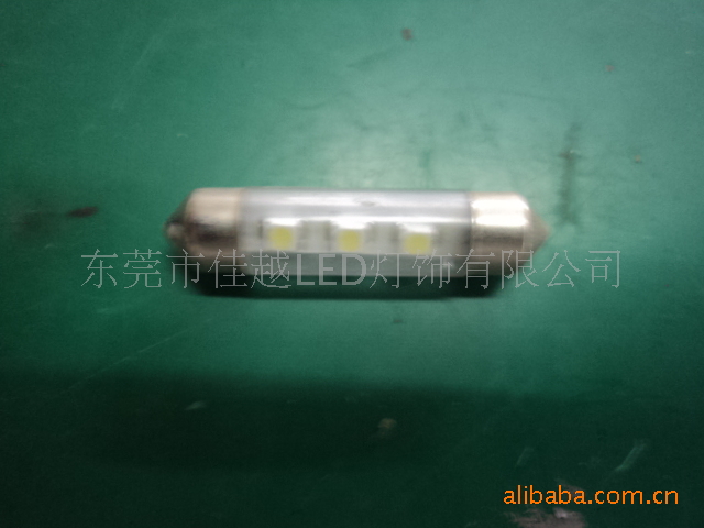 供應全系列LED汽車燈及汽車配件圖  雙尖-3528-6SMD-6W工廠,批發,進口,代購