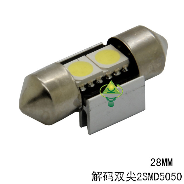 解碼 SV8.5 雙尖 2SMD 5050 28MM LED 閱讀燈 牌照燈 門邊燈工廠,批發,進口,代購