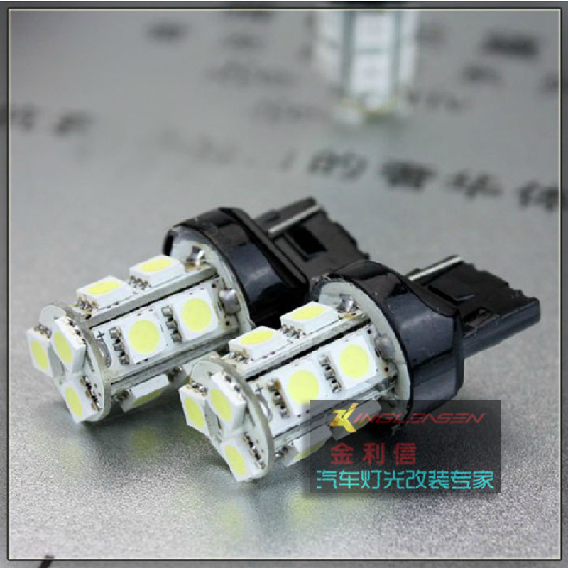 廠傢直銷 汽車LED剎車轉向燈 （T20 13SMD 5050芯片） 高亮低價工廠,批發,進口,代購