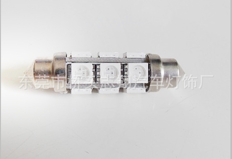 新款雙尖4麵發光  39 42MM-12SMD-5050柱形 LED車燈工廠,批發,進口,代購