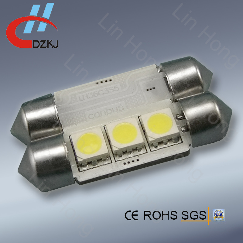 39MM 3SMD 5050 12-24V無極寬壓閱讀燈牌照燈工廠,批發,進口,代購