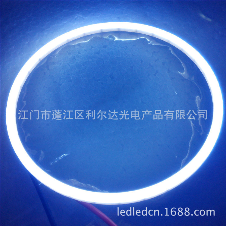 廠傢直銷大量供應LEDф90藍光超亮天使眼(帶電源加5元)LT90BC工廠,批發,進口,代購