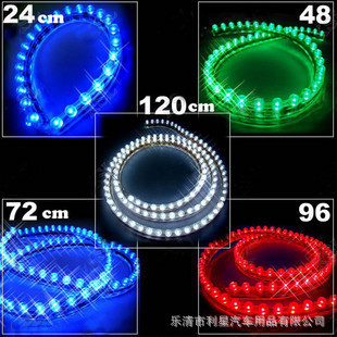 廠傢汽車摩托車改裝12v彩燈LED裝飾燈軟燈條批發底盤燈長城燈燈帶工廠,批發,進口,代購