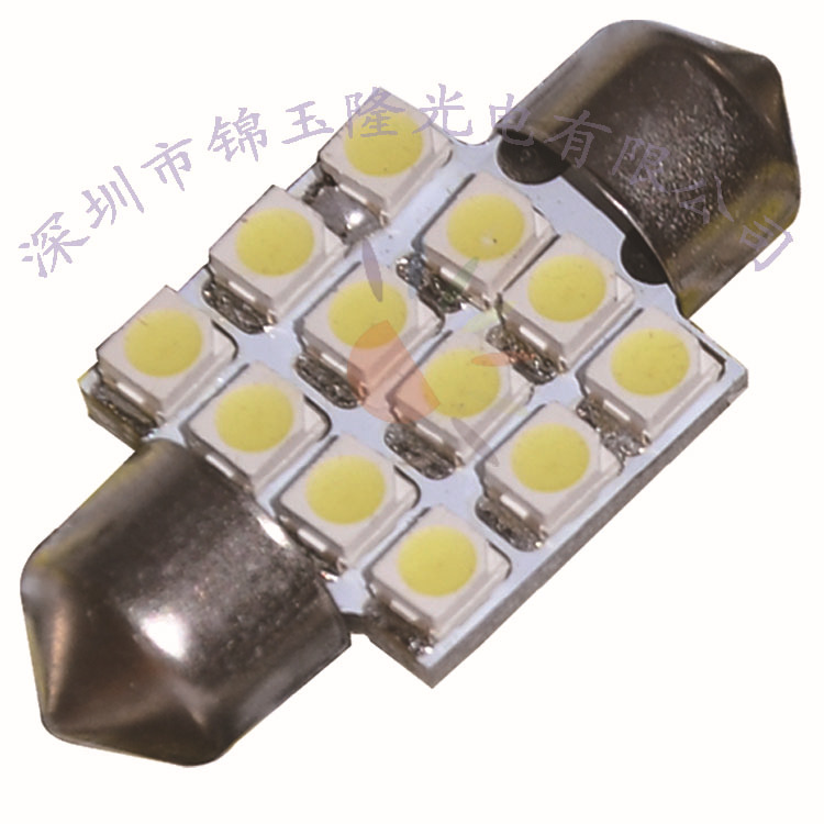 廠傢批發超亮32MM 12SMD 3528LED正白示寬/燈尾箱燈/牌照燈/工廠,批發,進口,代購