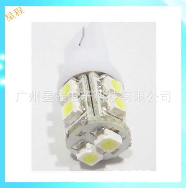 T10 10SMD 高亮LED機表燈1210芯片 尾燈 汽車摩托車用LED小燈工廠,批發,進口,代購