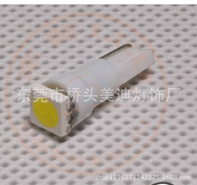 T5-5050-1SMD LED汽車機表燈 排擋頭燈 T5 LED冰藍色機表盤燈工廠,批發,進口,代購