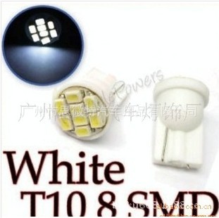 汽車LED燈泡 12V T10 8SMD 1206 汽車燈泡 車頂燈 牌照燈工廠,批發,進口,代購