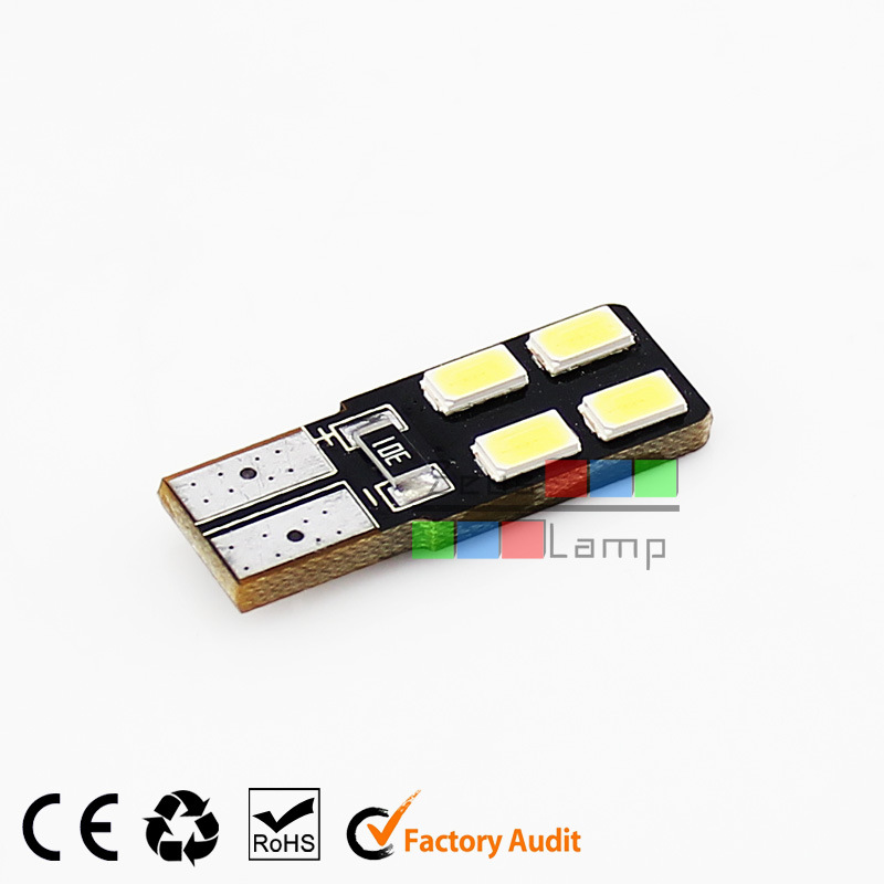 【宙斯照明】熱銷led 閱讀燈配件 單麵4燈 T10無極解碼牌照燈高亮工廠,批發,進口,代購