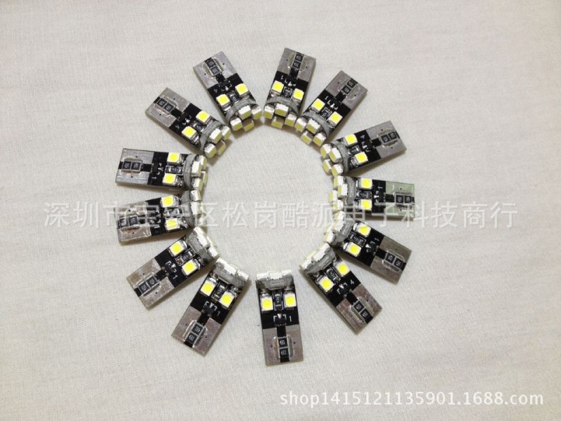 LED 示寬燈 T10-8SMD-3528 正白 帶解碼 CANBUS 閱讀燈、牌照燈工廠,批發,進口,代購