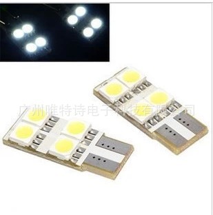 T10插片 5050貼片燈 4SMD LED閱讀燈 尾箱燈 牌照燈 機表燈 門燈工廠,批發,進口,代購