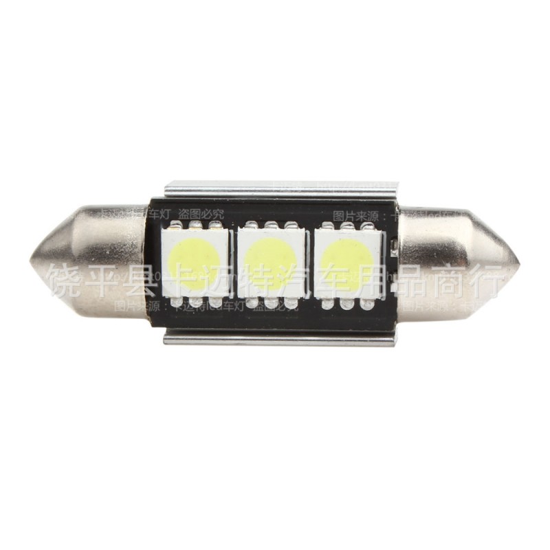 汽車LED車頂燈 解碼Canbus 36MM 5050 3smd 雙尖燈 39MM/41MM工廠,批發,進口,代購