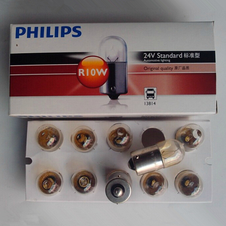 飛利浦PHILIPS R10W 13814 CP 24V10W 汽車牌照燈 後行車燈工廠,批發,進口,代購