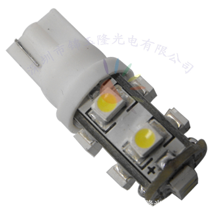 T10 10SMD 3528 DC12V 正白LED示寬燈/汽車車門燈/指示燈工廠,批發,進口,代購