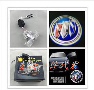 別克迎賓燈 新君威新君越 車門投射燈鐳射燈改裝專車專用 免打孔工廠,批發,進口,代購