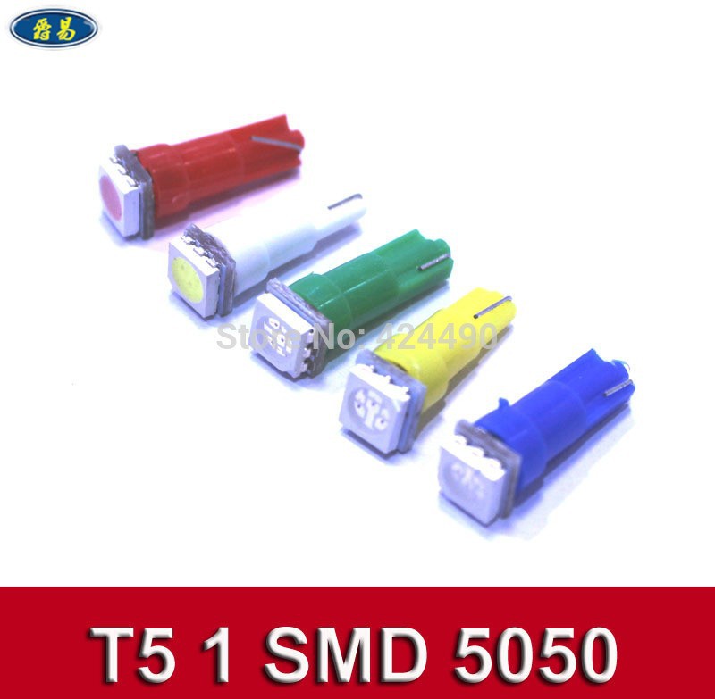 工廠直銷 汽車LED機表燈 T5 5050 1SMD LED指示燈 T5機表燈 12V工廠,批發,進口,代購