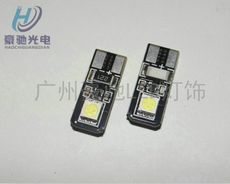 帶解碼燈canbus T10-2SMD-5050 smd 汽車LED燈/機表燈/牌照燈工廠,批發,進口,代購