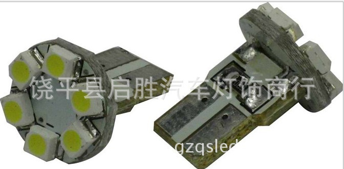 廠傢直銷 T10-6SMD 1210SMD 汽車LED示寬燈 機表燈 閱讀燈 高亮工廠,批發,進口,代購