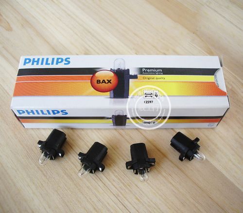 正品PHILIPS/飛利浦汽車機表燈泡 12597 桑塔納專用 R10W工廠,批發,進口,代購