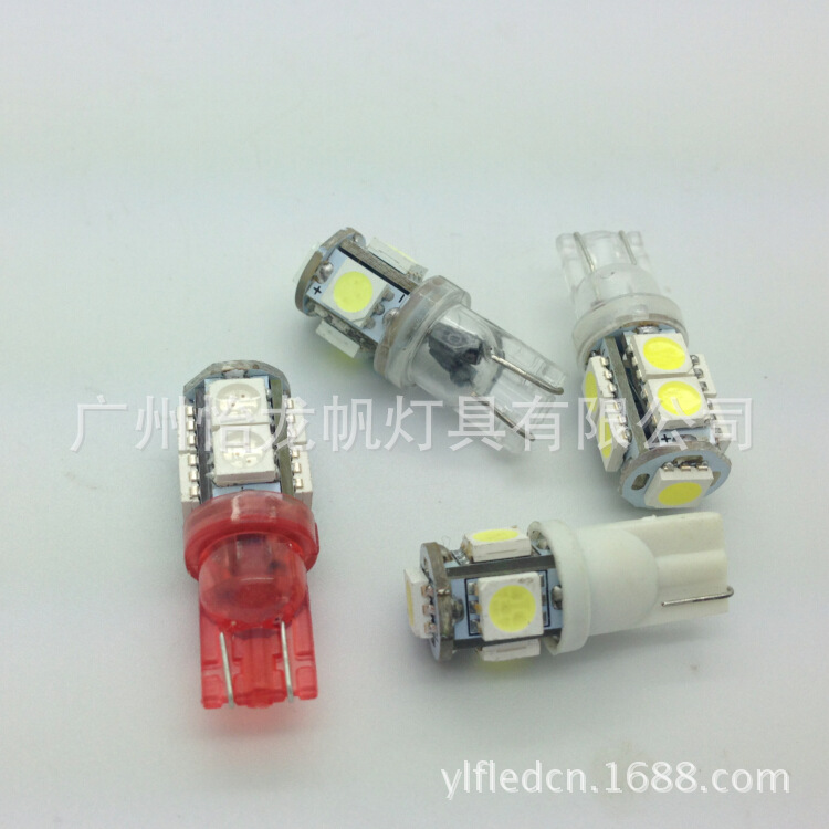 高亮T10示寬燈 牌照燈 T10-5050-5SMD led示寬燈牌照燈工廠,批發,進口,代購