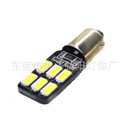 弘陽供應BA9S   5730   12SMD 高亮解碼汽車閱讀燈 LED機表燈工廠,批發,進口,代購