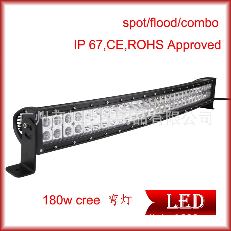 180w弧形長條燈  CREE LED 長條燈 3w雙排條燈 led車燈工廠,批發,進口,代購