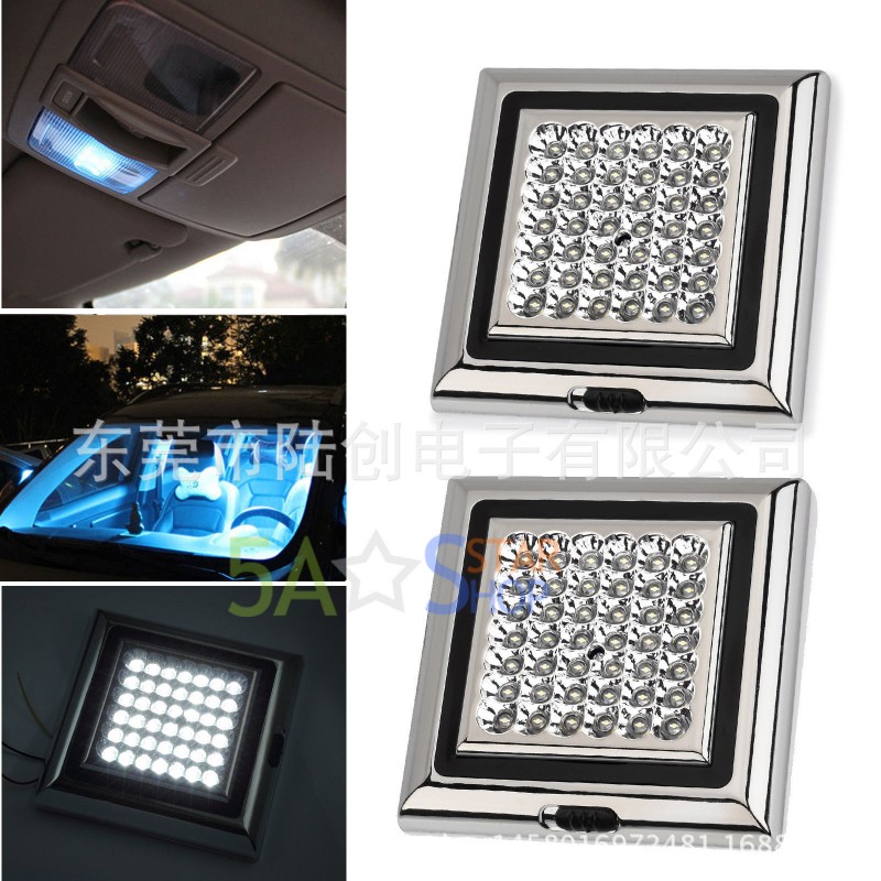 42LED  12V室內車頂燈 白光 帶開關工廠,批發,進口,代購