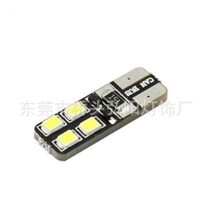 弘陽供應T10   2835   8SMD 高亮解碼汽車閱讀燈 LED機表燈工廠,批發,進口,代購