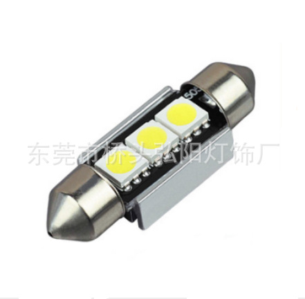 弘陽供應36MM   5050   3SMD 高亮無極解碼汽車機表燈 LED車頂燈工廠,批發,進口,代購