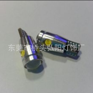 弘陽供應T10   3W大功率 帶透鏡 高亮解碼車閱讀燈 LED機表燈工廠,批發,進口,代購