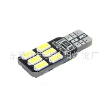 弘陽新款供應T10   5730   12SMD 高亮解碼汽車閱讀燈 LED機表燈工廠,批發,進口,代購