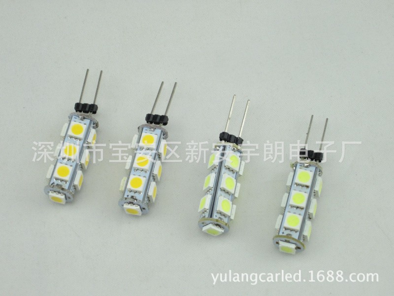 G4 13燈 LED5050貼片汽車露營船用燈具燈泡直流12V暖白工廠,批發,進口,代購