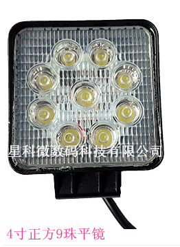 廠傢供應汽車工程燈 27W  LED工作燈 檢修燈 汽車改裝燈 越野車燈工廠,批發,進口,代購