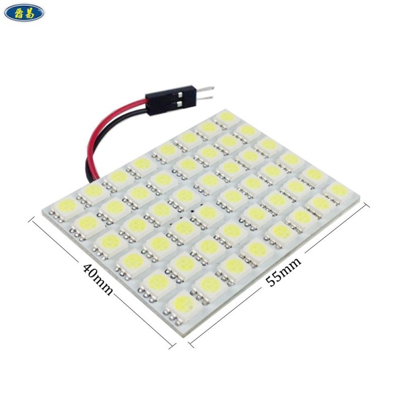 汽車LED閱讀燈高亮5050芯片 48SMD 板燈 T10 雙尖 BA9S led車頂燈工廠,批發,進口,代購