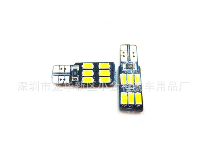 汽車LED燈泡 無極性解碼示寬燈 CANBUS T10 5630 6smd W5W 194工廠,批發,進口,代購