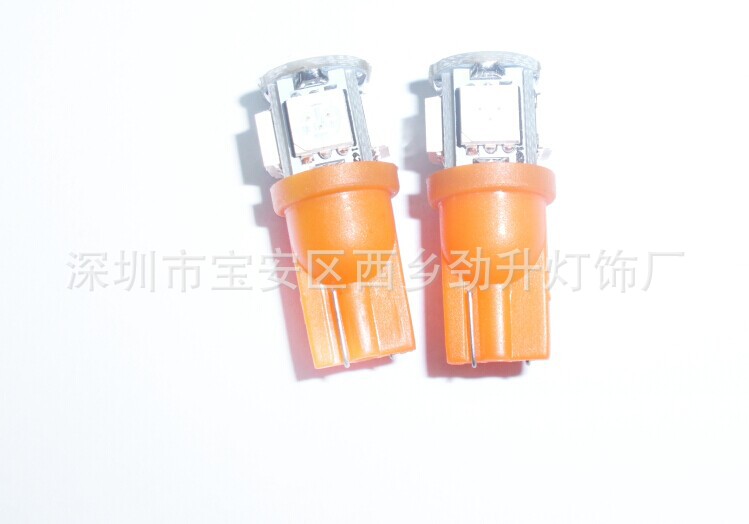 大量批發優秀LED車燈 T10-5SMD-5050 琥珀色工廠,批發,進口,代購