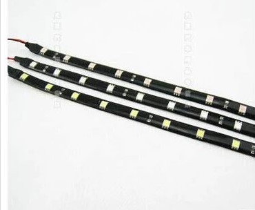 12v專用軟燈帶 汽車LED燈條/裝飾燈/軟條燈 30CM 12LED 5050貼片工廠,批發,進口,代購